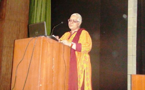Hon'ble Chairperson, NCW addressing opening remarks