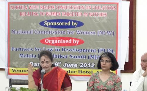 Member Ms. Nirmala Sawant Prabhavalkar attended the ‘North and West Region Consultation on ‘Violations related to women targeted as Witches’ at Ajmer