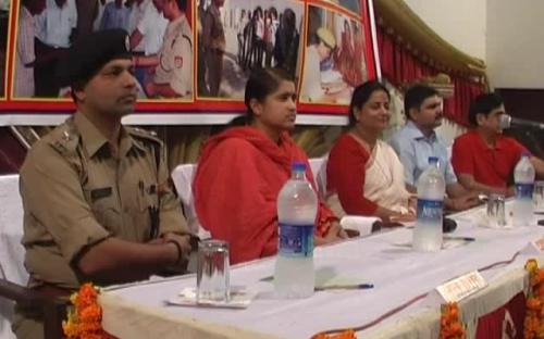 Member Shamina Shafiq attended a programme “U.P. Police Sensitive towards women” organised by District Police Sitapur