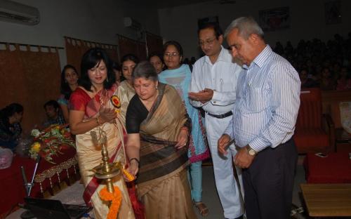 Ms. Mamta Sharma, Hon’ble Chairperson, NCW was the chief Guest at an awareness programme organized by Deepshikha Society for juvenile justice and prevention of female foeticide, Gurgaon