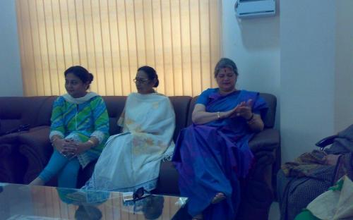 Ms. Mamta Sharma, Hon’ble Chairperson, NCW with Member Wansuk Syiem and Member Shamina Shafiq visited Shillong to attend a Regional Conference on Empowerment of Women “An instrument for poverty alleviation” 