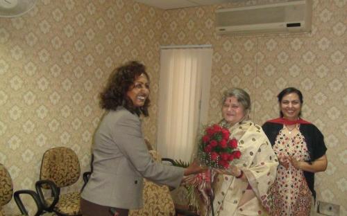A delegation from Republic of Ethiopia headed by H. E. Mrs. Zenebu Tadesse, Minister of Women and Children and Youth Affairs visited National Commission for Women