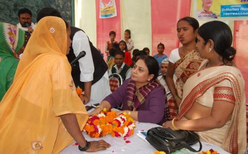 Ms. Shamina Shafiq, Member, NCW attended a Legal Awareness Program at Sakran, Uttar Pradesh