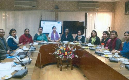 Dr. Charu WaliKhanna, Member, National Commission for Women (NCW), New Delhi, hosted a meeting with a small group of Gender Community members at NCW