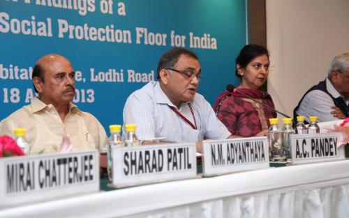 Dr Charu WaliKhanna, Member, NCW attended Dissemination of Findings of a Joint Nation Study on Social Protection Floor for India