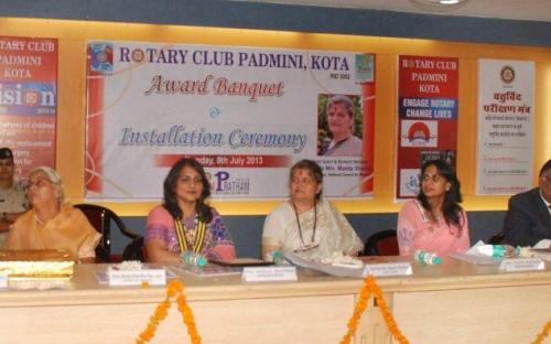  Ms. Mamta Sharma, Chairperson, NCW was the guest at the program organized by Rotary Club Padmini, Kota, Rajasthan