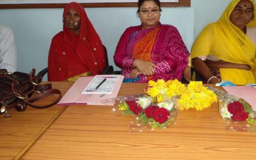 Ms. Hemlata Kheria, Member, NCW was Chief Guest at Mahila Sangoshthi at Alert Training Centre, Gogunda, Udaipur