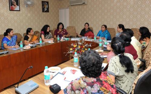 The Commission organized a training and sensitization programme for the Chairpersons / Officials of the State Women Commissions