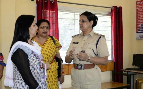 Dr. Charu WaliKhanna, Member, NCW inspected Mahila Thana, Indore and functioning of women Helpline