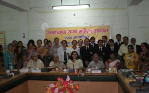 Dr. Ms Charu WaliKhanna, Member NCW with participants of Workshop on Domestic Violence. Organised by Uttarakhand State Commission for Women at Dehradun on 22.09.2011