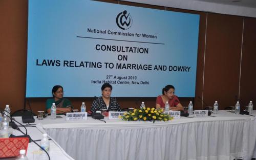 Consultation on "Laws Relating to Marriage and Dowry" at India Habitat Center, New Delhi