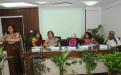 Smt. Lalitha Kumaramangalam, Hon’ble Chairperson, NCW addressing the gathering