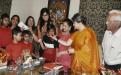 Left to Right: Smt. Asha Maheshwari - General Secretary of All India Marwari Mahila Samity , Ms. Sweta Indoria (Councilor KMC), Mrs. Alka Bangur- President All India Marwari Mahila Samity, Mrs. Mamta Sharma - Chairperson NCW, Mr. B. Newar - Chief Editor - Chhapte Chhapte with the Children of Asha Bhawan Centre- Kolkata