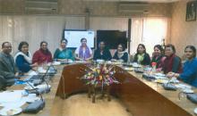 Dr. Charu WaliKhanna, Member, National Commission for Women (NCW), New Delhi, hosted a meeting with a small group of Gender Community members at NCW