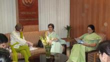 Meeting with UNIFEM officials