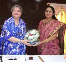 Smt. Mamta Sharma, Hon’ble Chairperson and Smt Nirmala Samant Prabhavalkar visited girls hostel and women’s jail in Sindhudurg