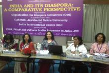 Dr Charu WaliKhanna Member NCW Chaired Session on “Diaspora and Gender”