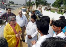 Ms. Mamta Sharma, Chairperson, NCW visited district Alwar, Rajasthan and met various local leaders and administrative officers