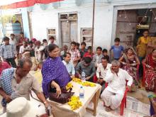 Ms. Hemlata Kheria, Member, NCW visited in Kewalpura Panchayat and Sangaria Panchayat in Sub-divisions of Badisadri, Chittorgarh, Rajasthan