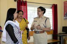 Dr. Charu WaliKhanna, Member, NCW inspected Mahila Thana, Indore and functioning of women Helpline