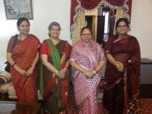 Smt. Mamta Sharma, Chairperson, NCW and Ms. Hemlata Kheria, Member met Ms. Urmila Singh, Hon’ble Governor of Himachal Pradesh and discussed about women issues in Himachal Pradesh